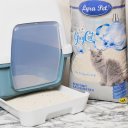 2 x 15 litres de litière pour chat Lyra Pet® GreyCat